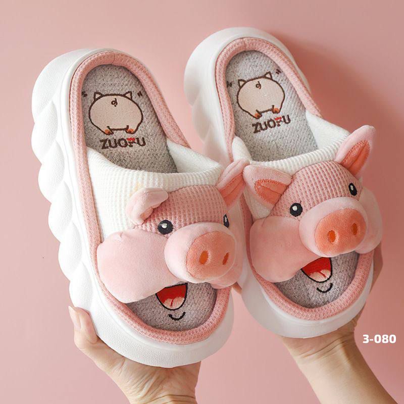 Zuofu Pantufla Peluche Cerdito